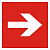 Знак F01-01 200*200 "Направляющая стрелка" пленка ФЭС в Абакане